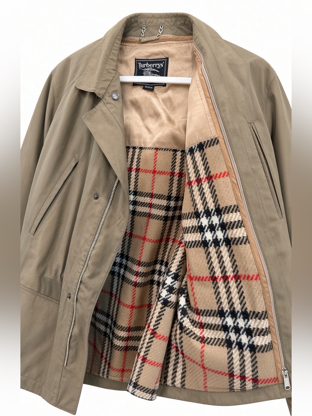 Authentic Vintage Burberrys Jacket Pre-1999 British Luxury Heritage - Picture 2 of 10